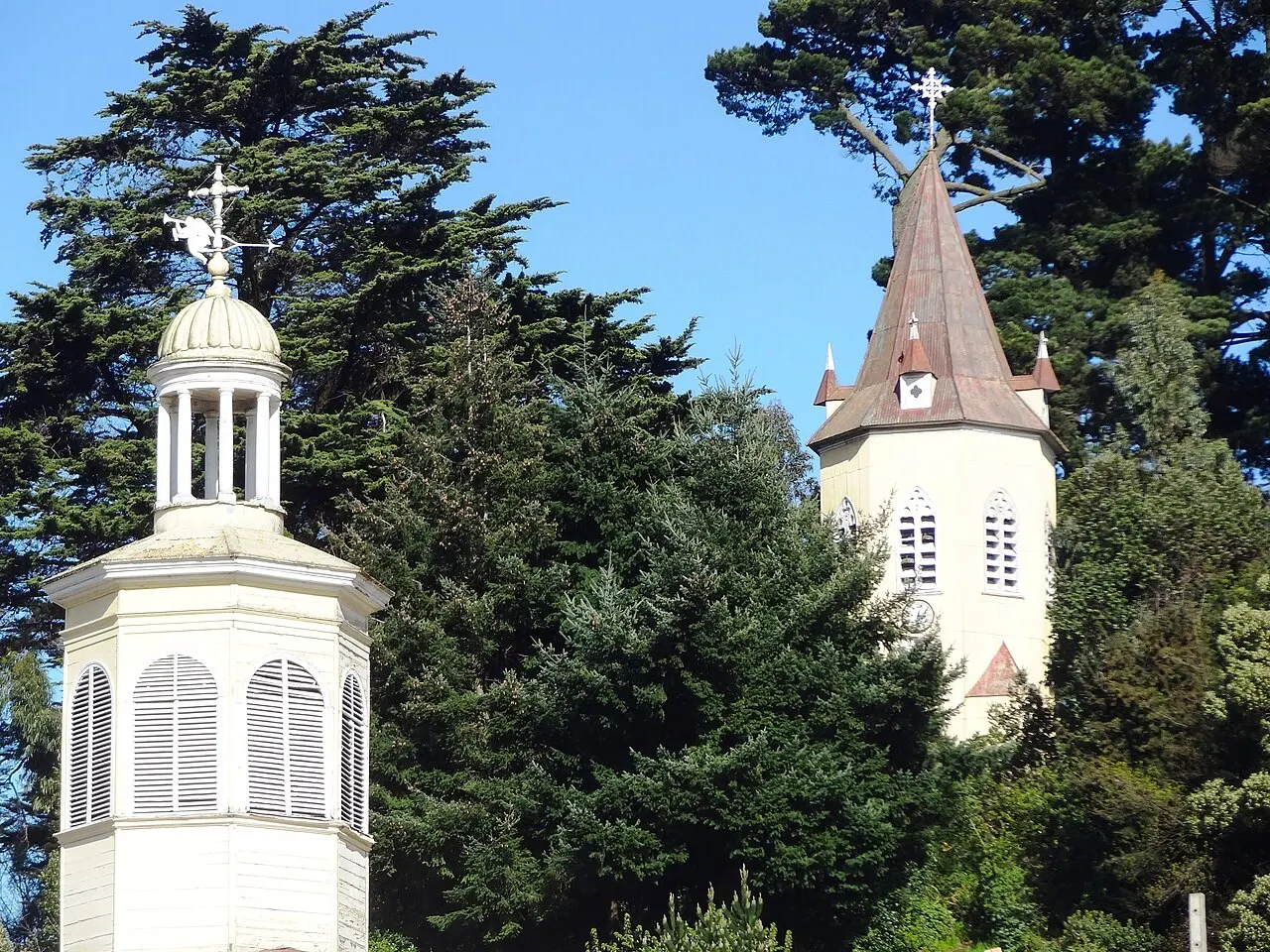 Jesuit Bell Tower, Puerto Montt, Los Lagos Region, Chile