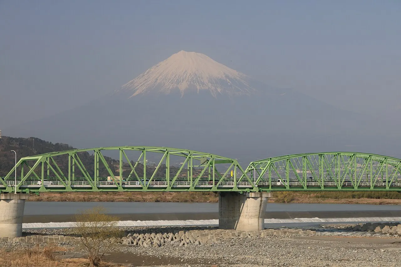 Fujikawa Bridge, Fuji, Shizuoka, Japan