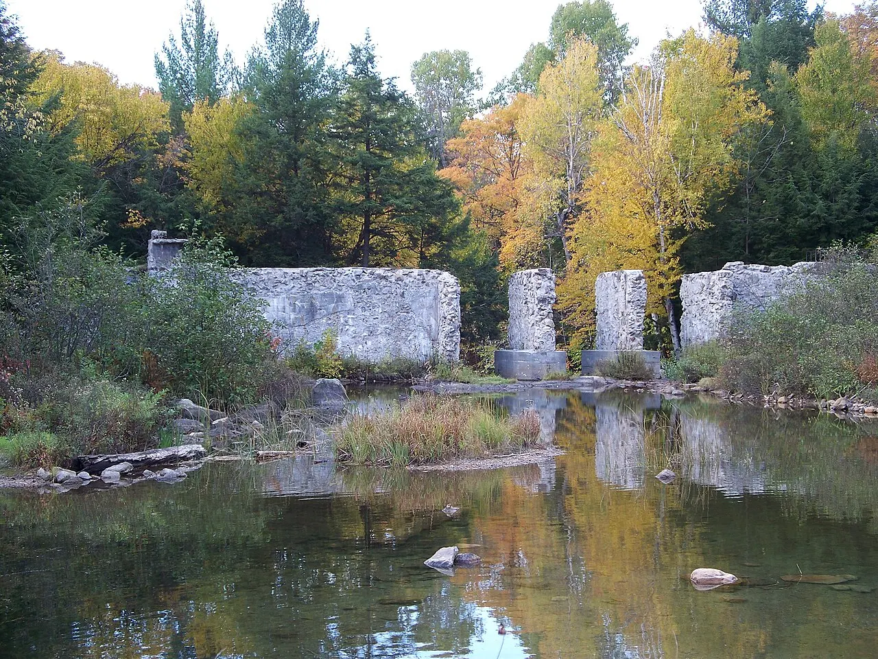 Carbide Willson Ruins, Gatineau Park, Quebec, Canada