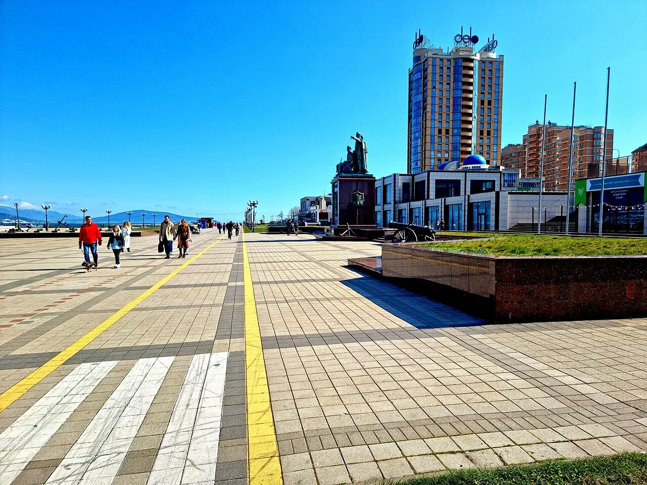 Admiral Serebryakov Embankment, Novorossiysk, Krasnodar Krai, Russia