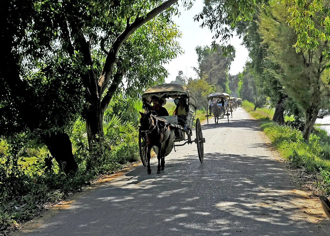 Inwa Horse-Cart Ride, Amarapura, Mandalay Region, Myanmar