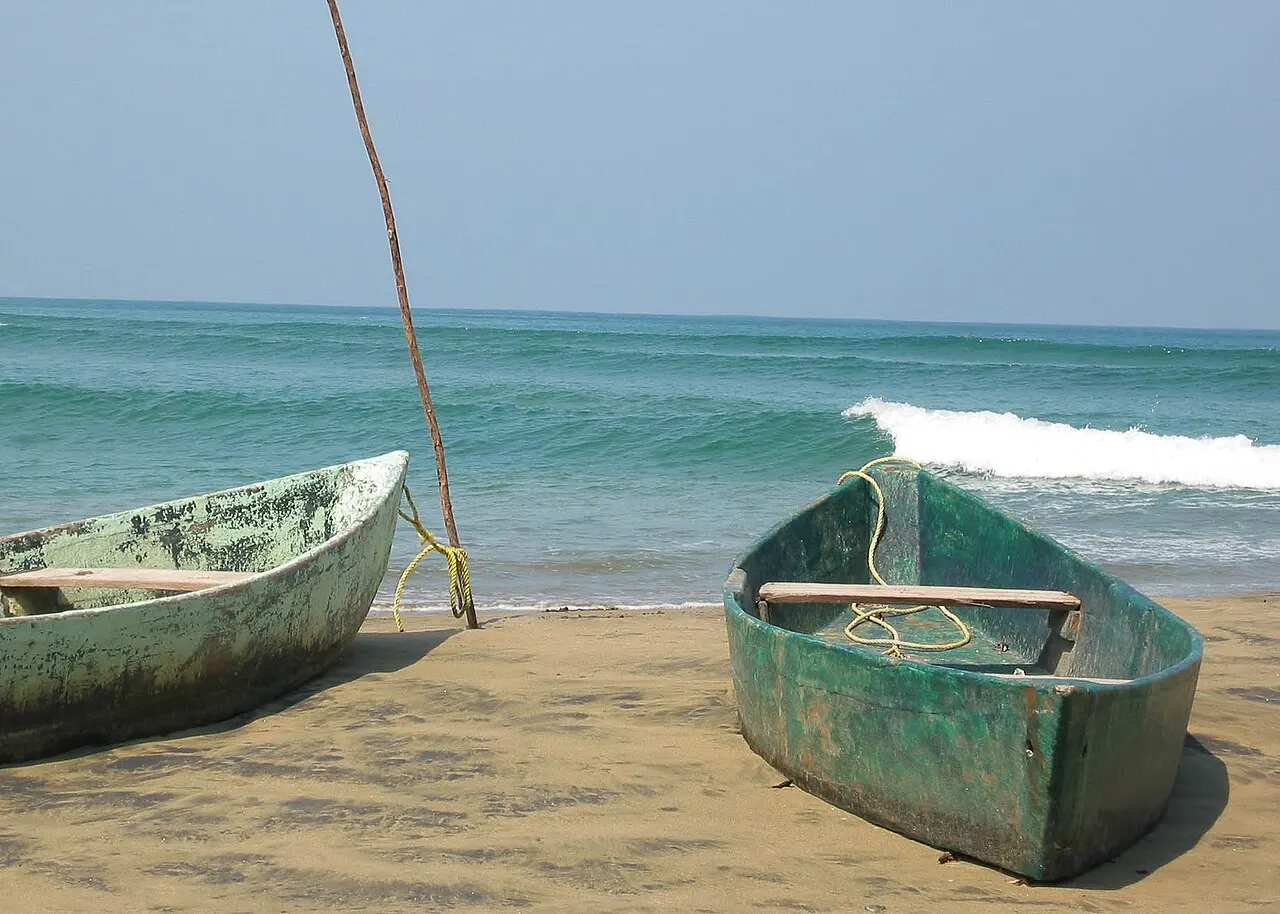 Playa Barra de Potosí, Barra de Potosí, Guerrero, Mexico