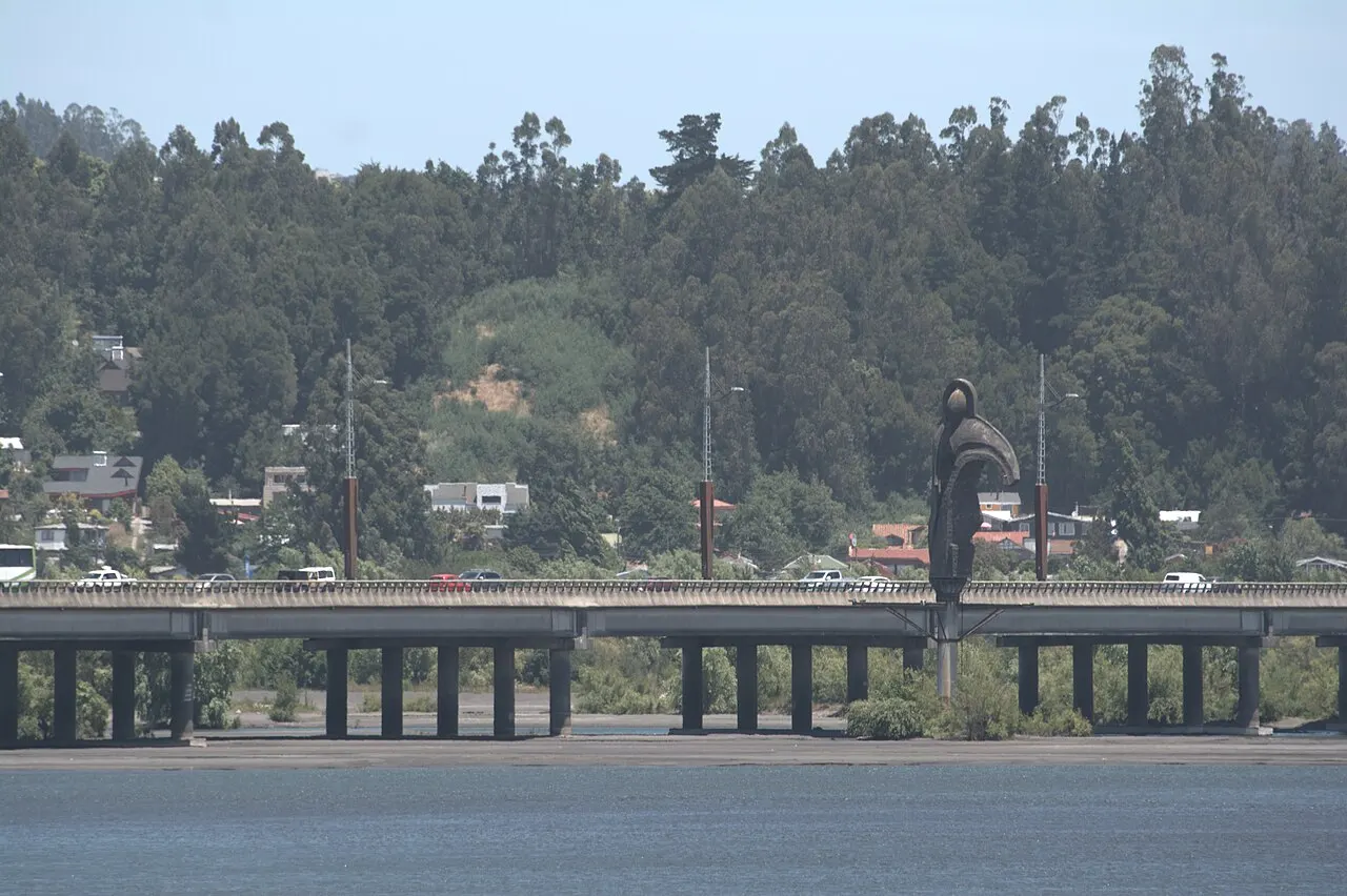 Llacolén Bridge, Concepción, Biobio, Chile