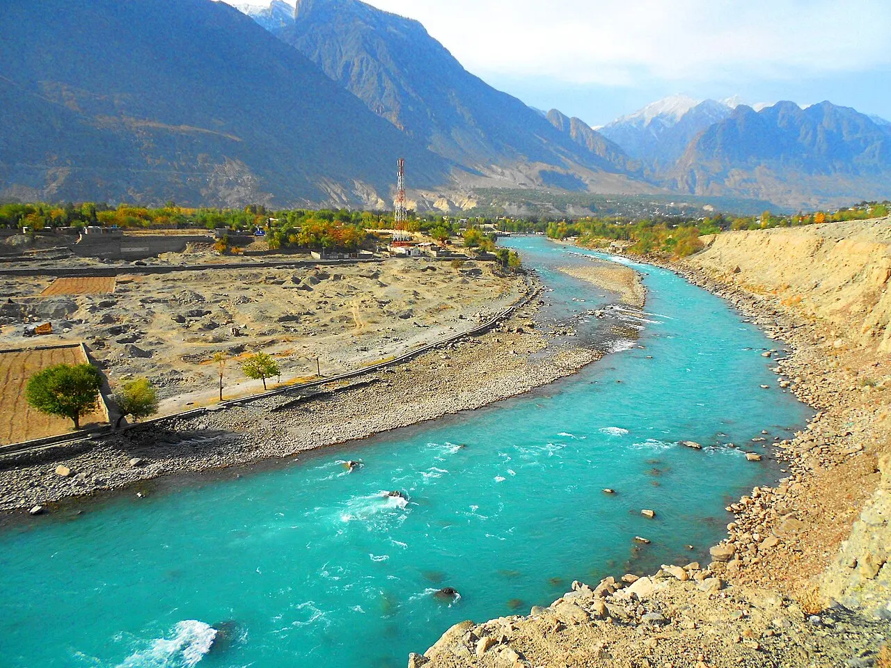 Gilgit River, Gilgit, Gilgit-Baltistan, Pakistan