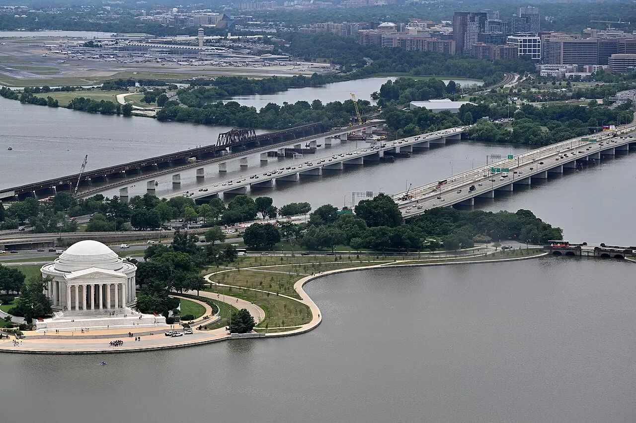 Tidal Basin memorials, Washington, D.C., District of Columbia, United States