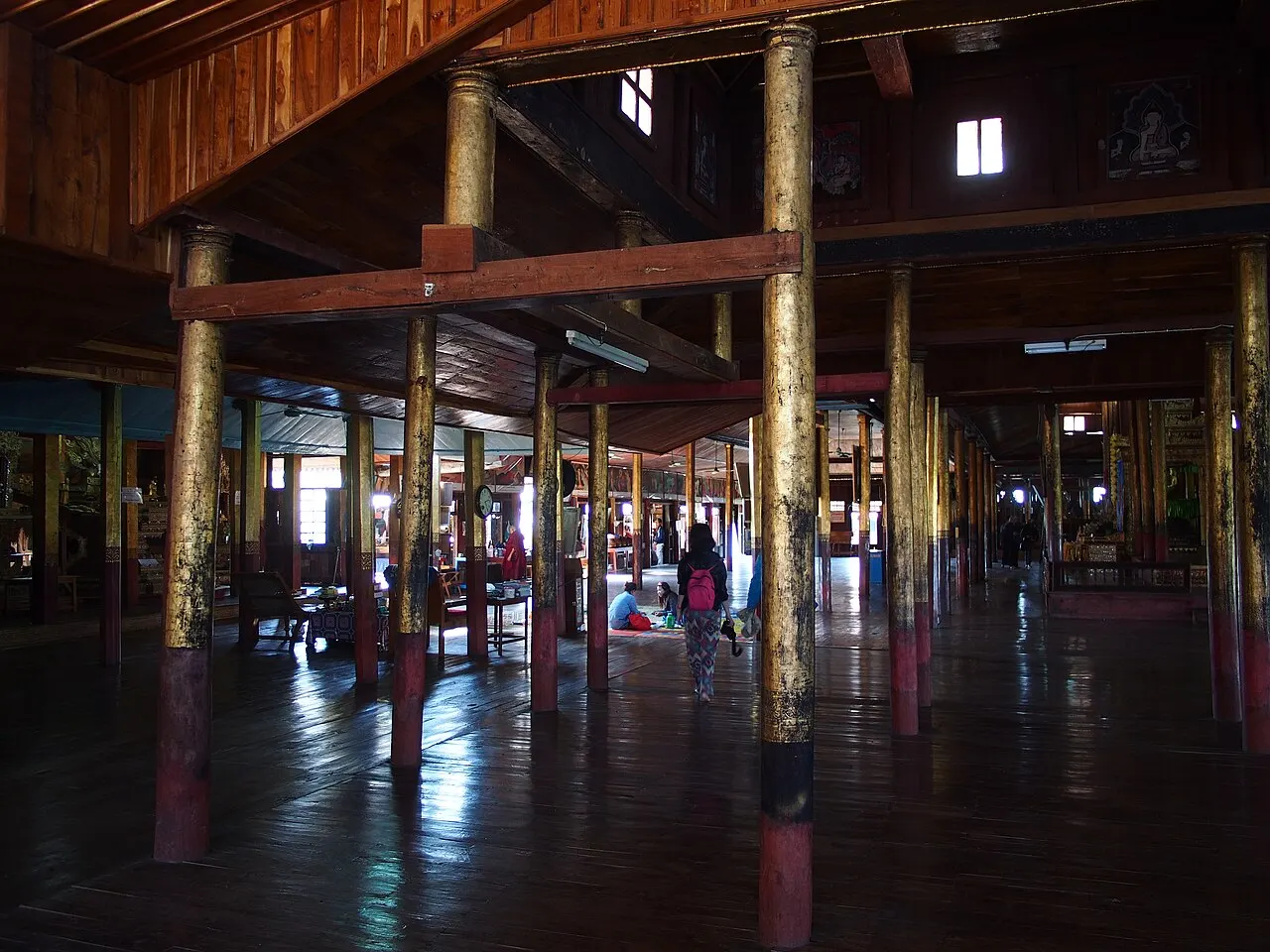 Nga Phe Chaung Monastery, Nyaungshwe, Shan State, Myanmar