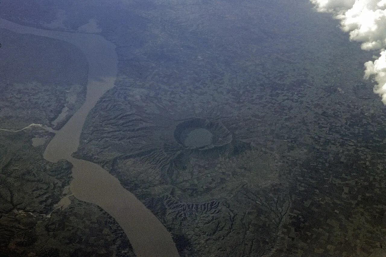 Twin Taung Crater Lake, Monywa, Sagaing Region, Myanmar