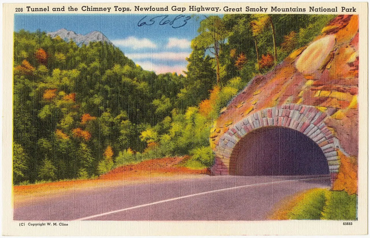 Chimney Tops, Great Smoky Mountains National Park, Tennessee and North Carolina, United States