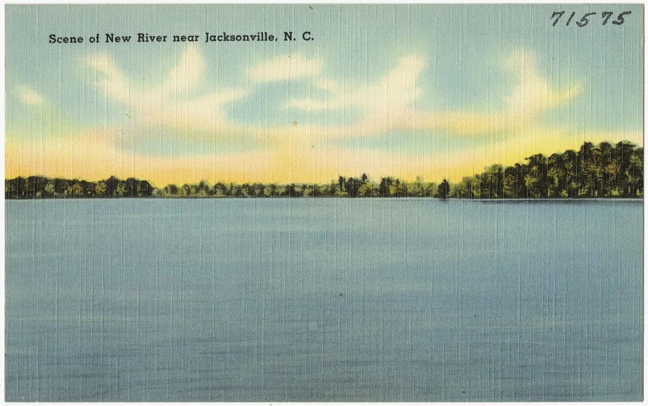 New River at Jacksonville, Jacksonville, North Carolina, United States