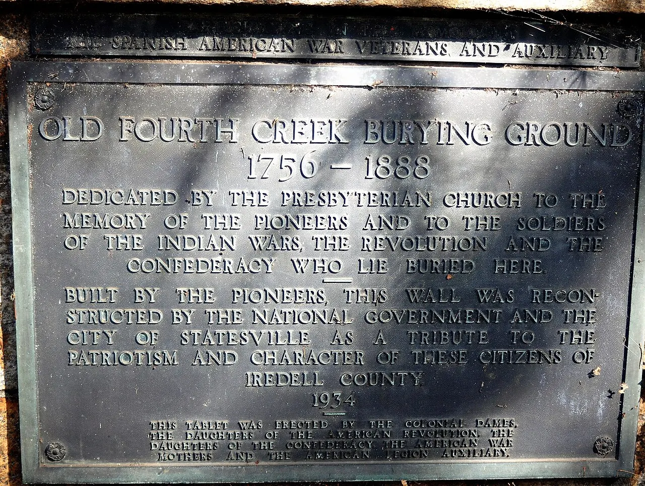 Fourth Creek Burying Ground, Statesville, North Carolina, United States