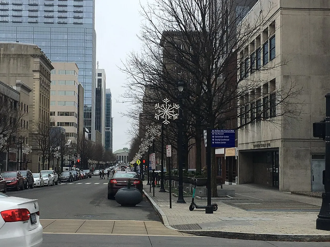 Fayetteville Street and Moore Square, Raleigh, North Carolina, United States