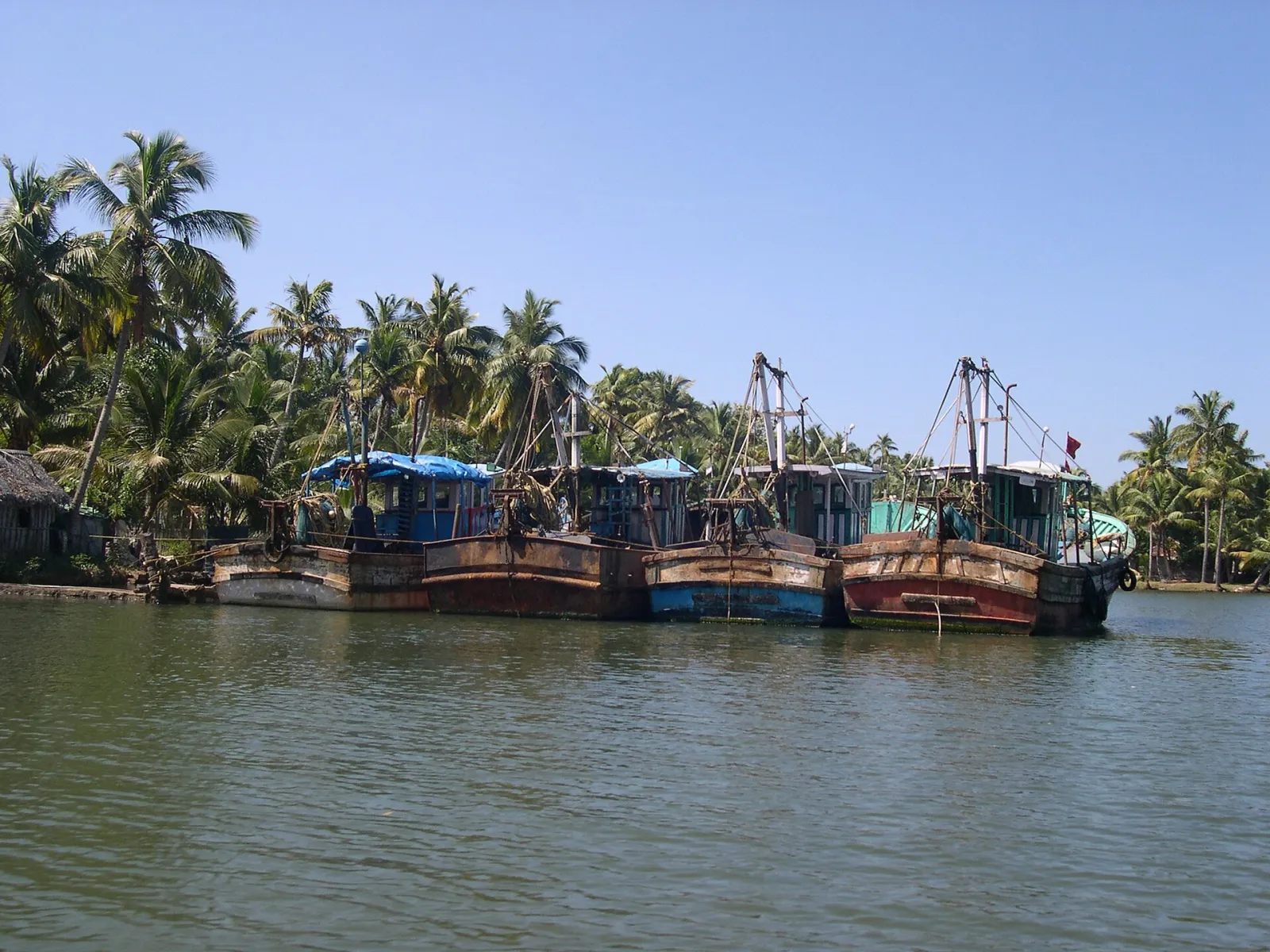 Pathiramanal Island, Kerala Backwaters, India