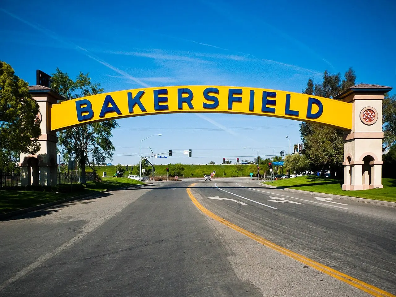 Bakersfield Arch Sign, Bakersfield, California, United States