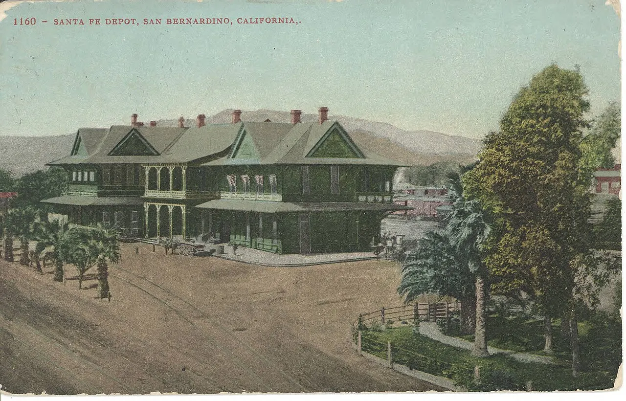 San Bernardino Santa Fe Depot, San Bernardino, California, United States
