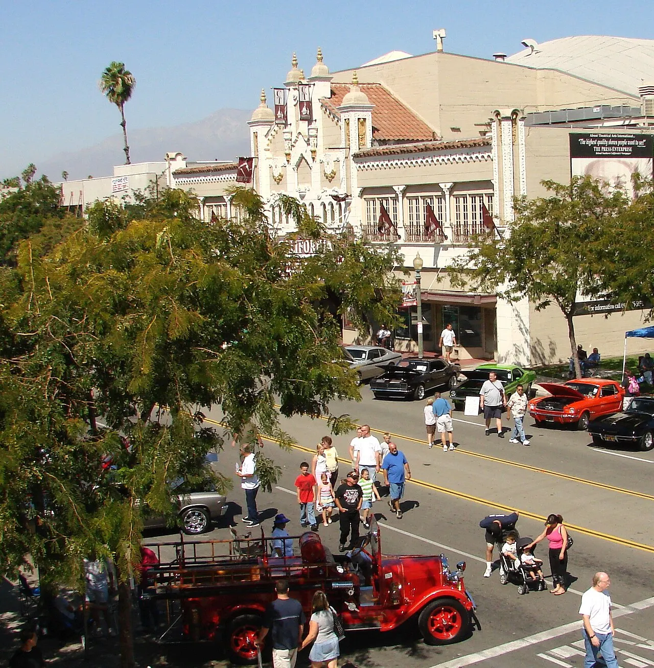Route 66 in San Bernardino, San Bernardino, California, United States