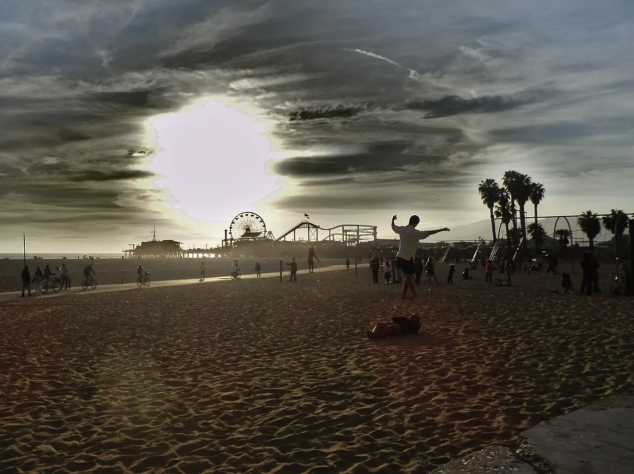 Original Muscle Beach, Santa Monica, California, United States