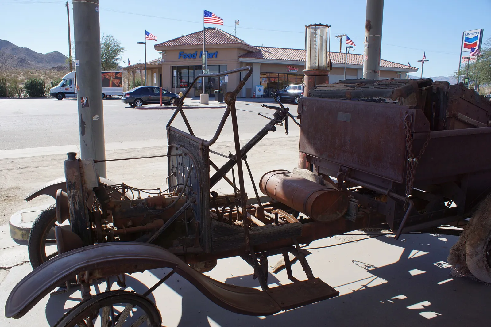 2013, View South from Former Gas Station, Indio, California