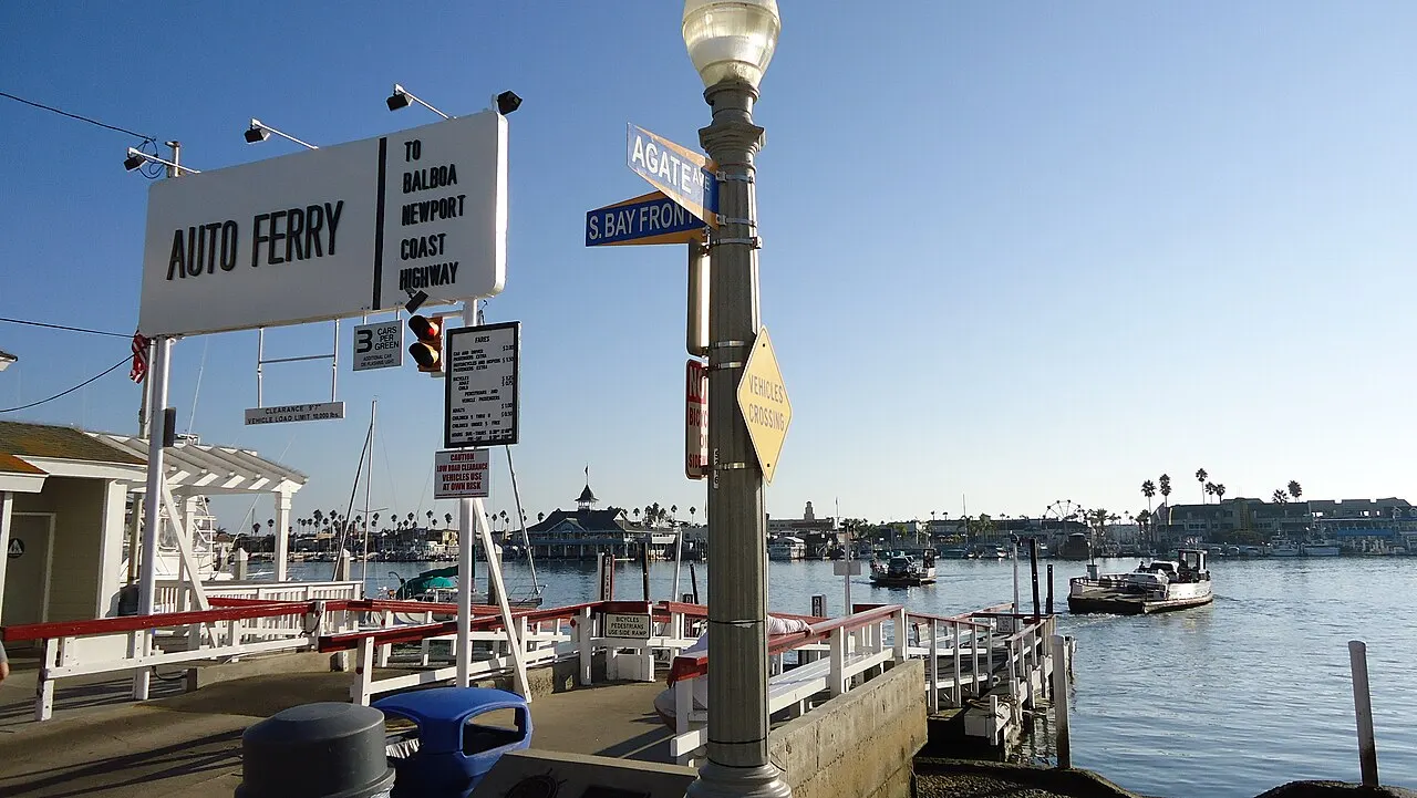 Balboa Island Ferry, Newport Beach, California, United States