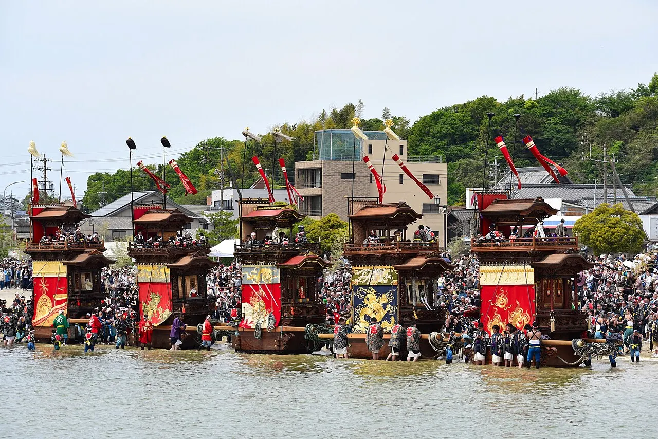 Kamezaki Shiohi Festival, Handa, Aichi, Japan