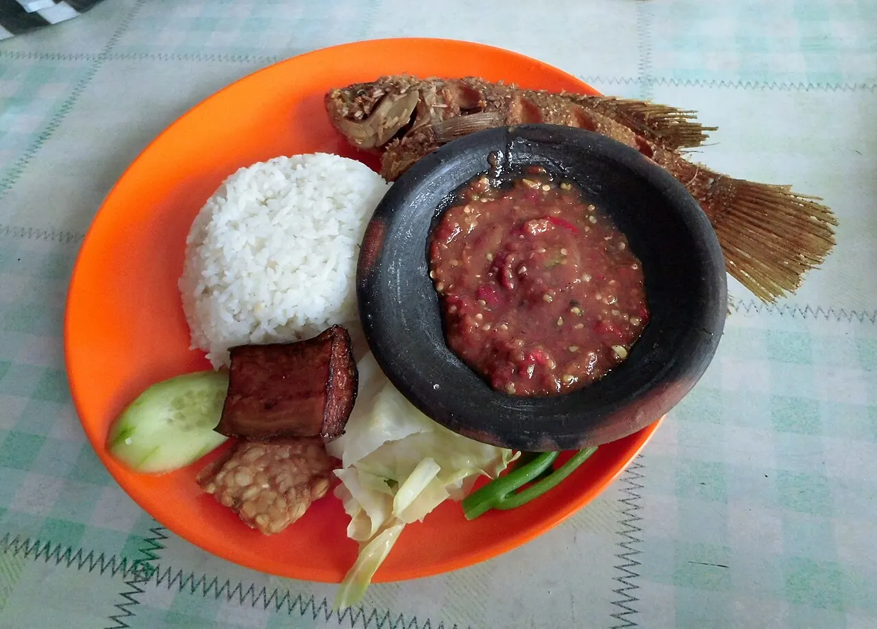 Sego Tempong, Banyuwangi, East Java, Indonesia