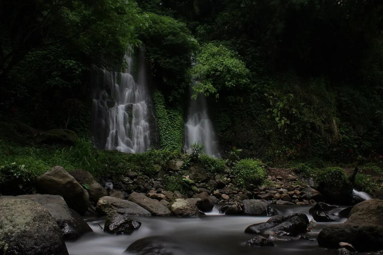 Jagir Waterfall, Banyuwangi, East Java, Indonesia