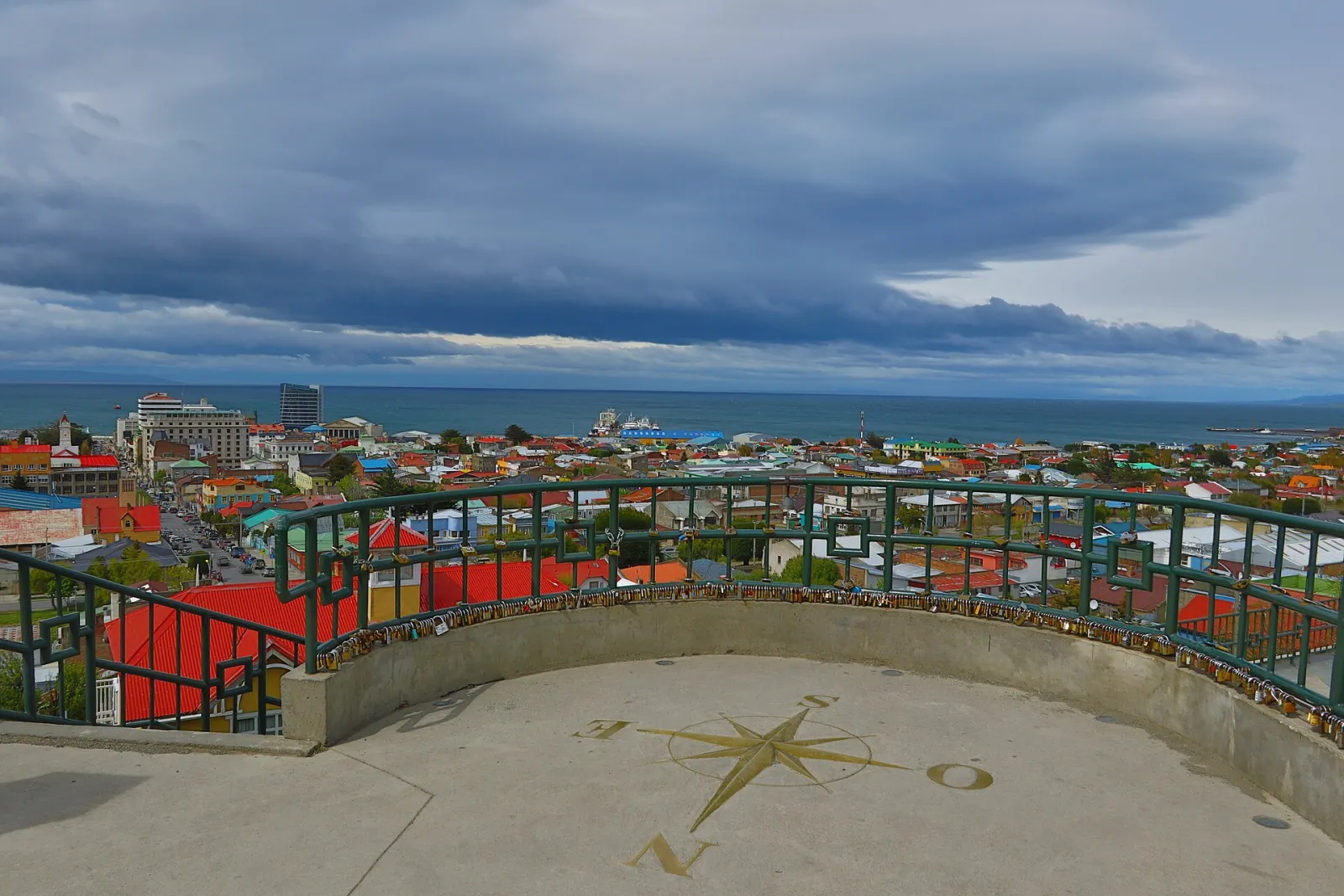 Cerro de la Cruz Viewpoint, Punta Arenas, Region of Magallanes, Chile