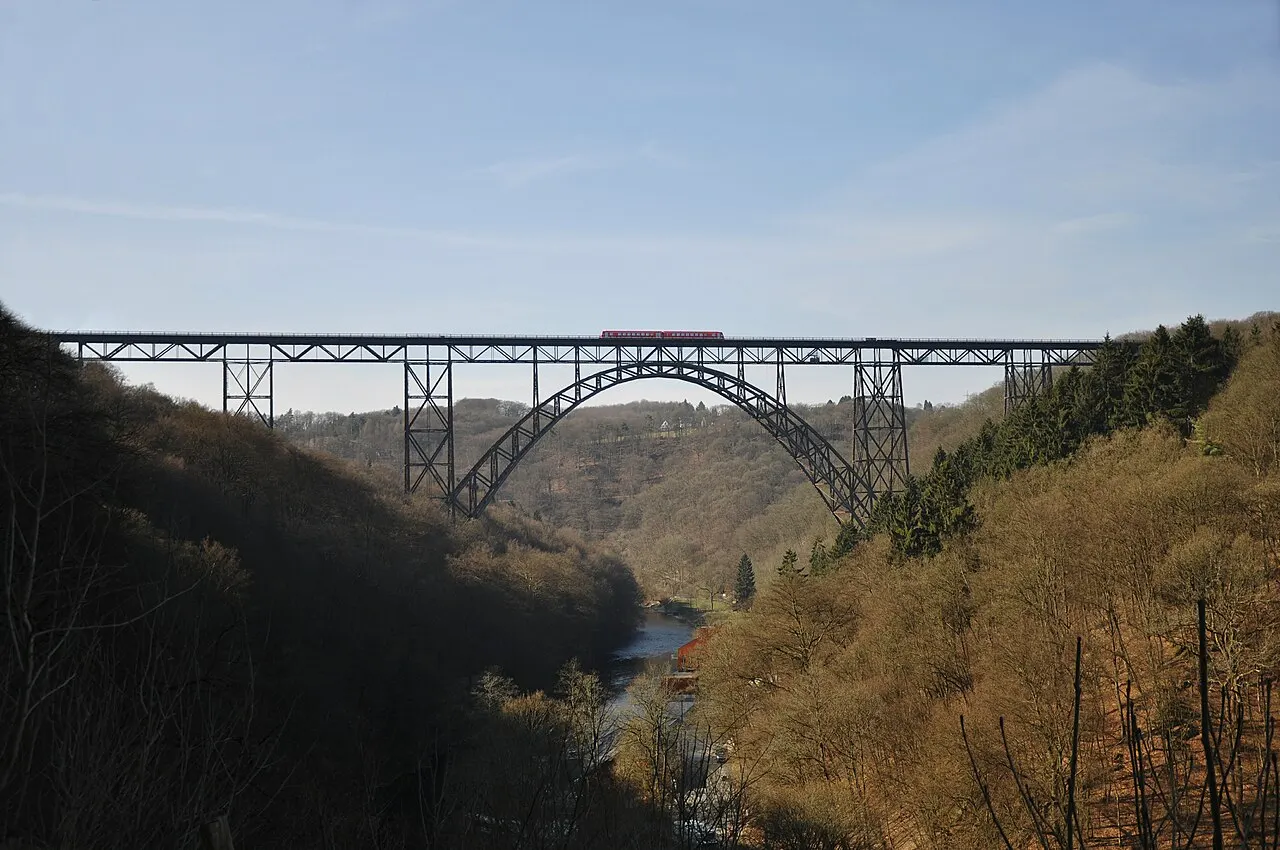 Müngsten Bridge, Remscheid, North Rhine-Westphalia, Germany