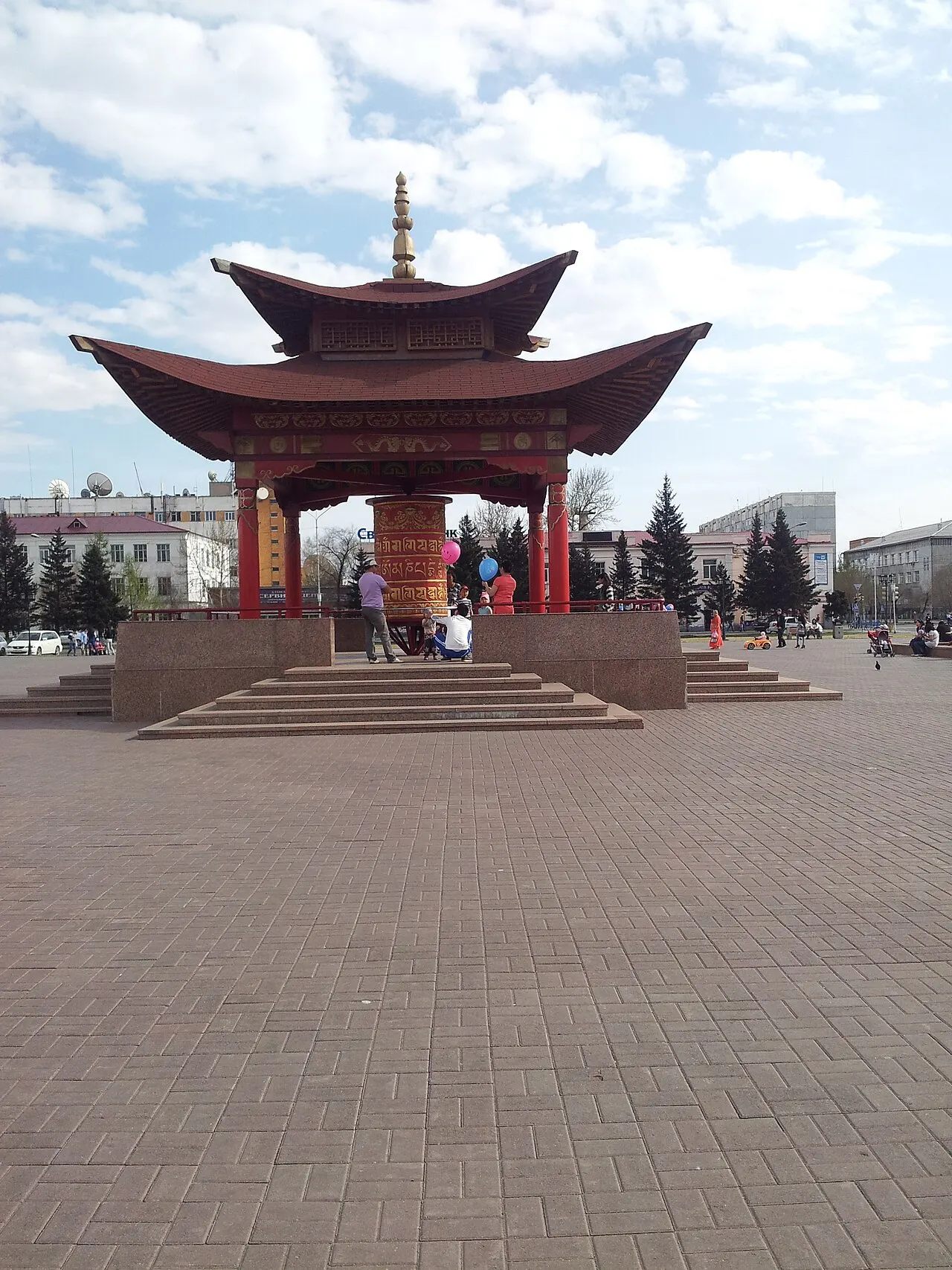 Arat Square, Kyzyl, Republic of Tyva, Russia