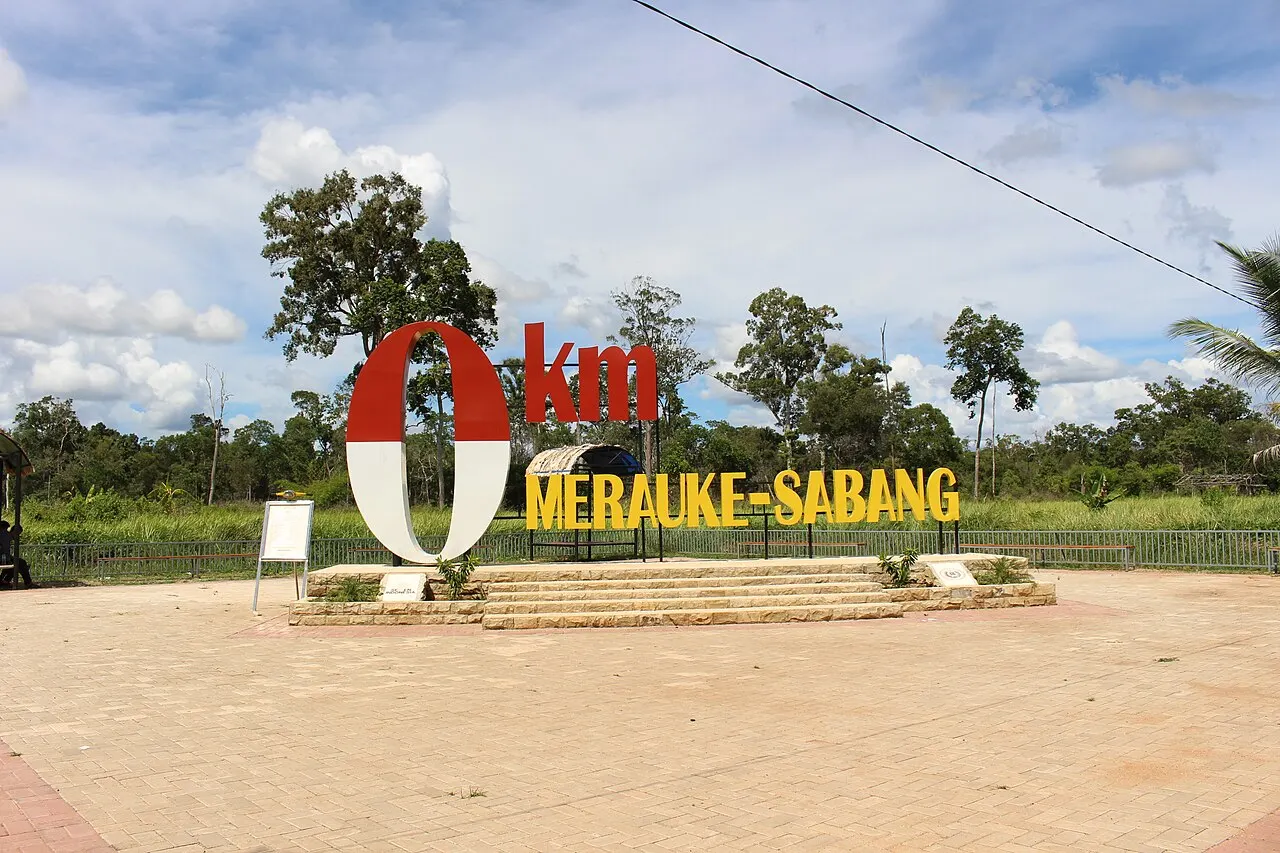 Sota Border, Merauke, South Papua, Indonesia