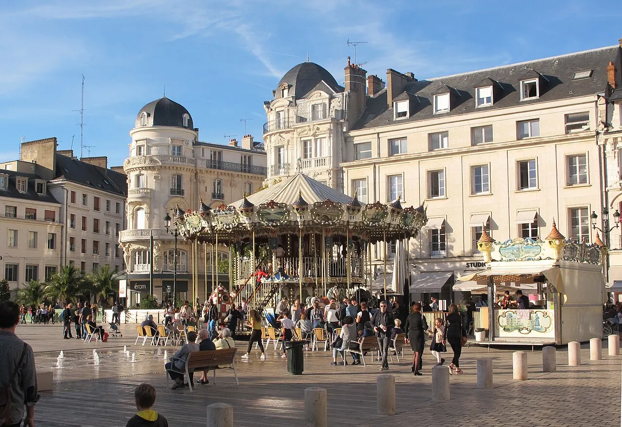 Place du Martroi, Orléans, Centre-Val de Loire, France