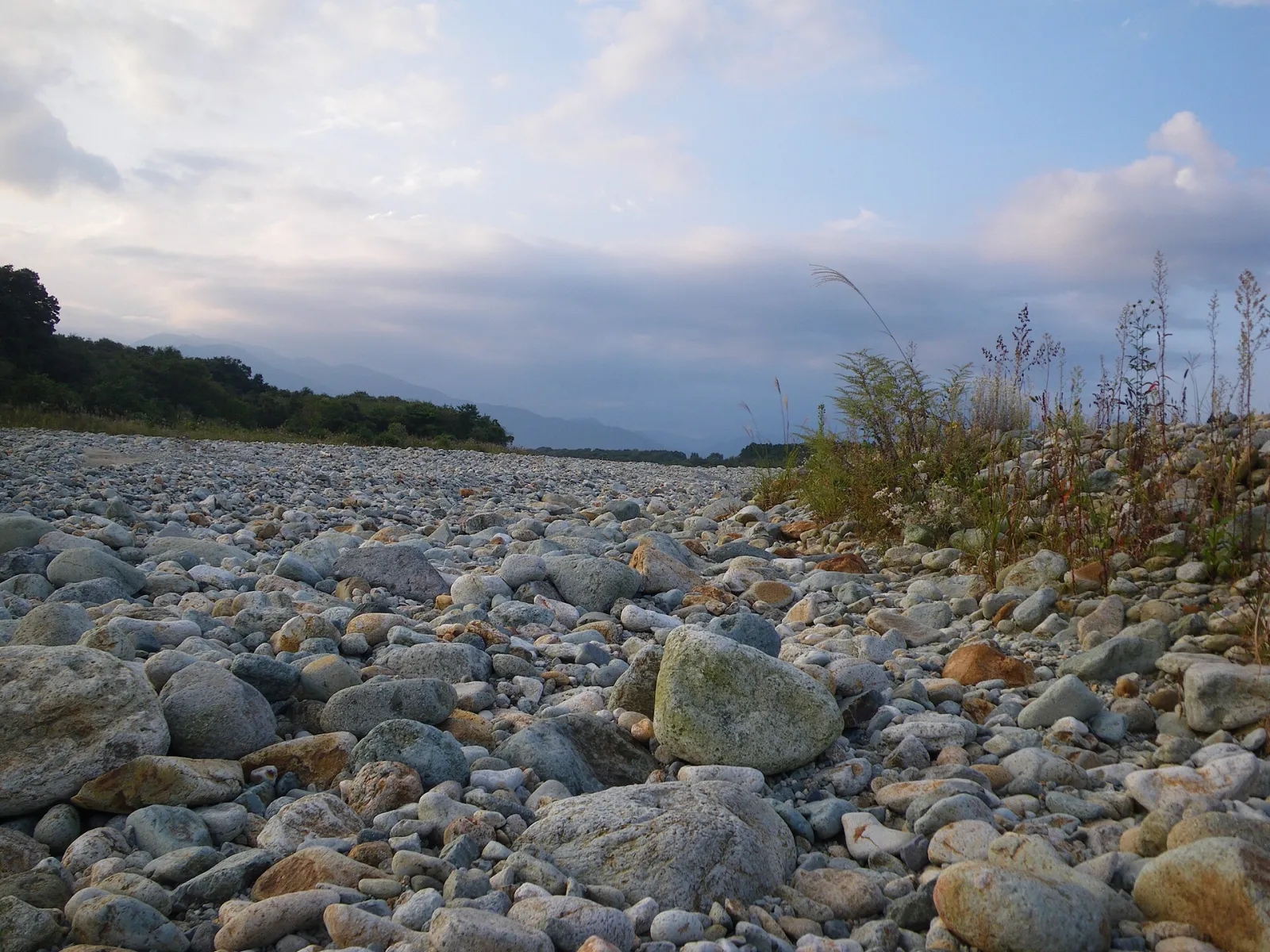 Sabigawa river dry riverbed, Nasushiobara, Tochigi, Japan