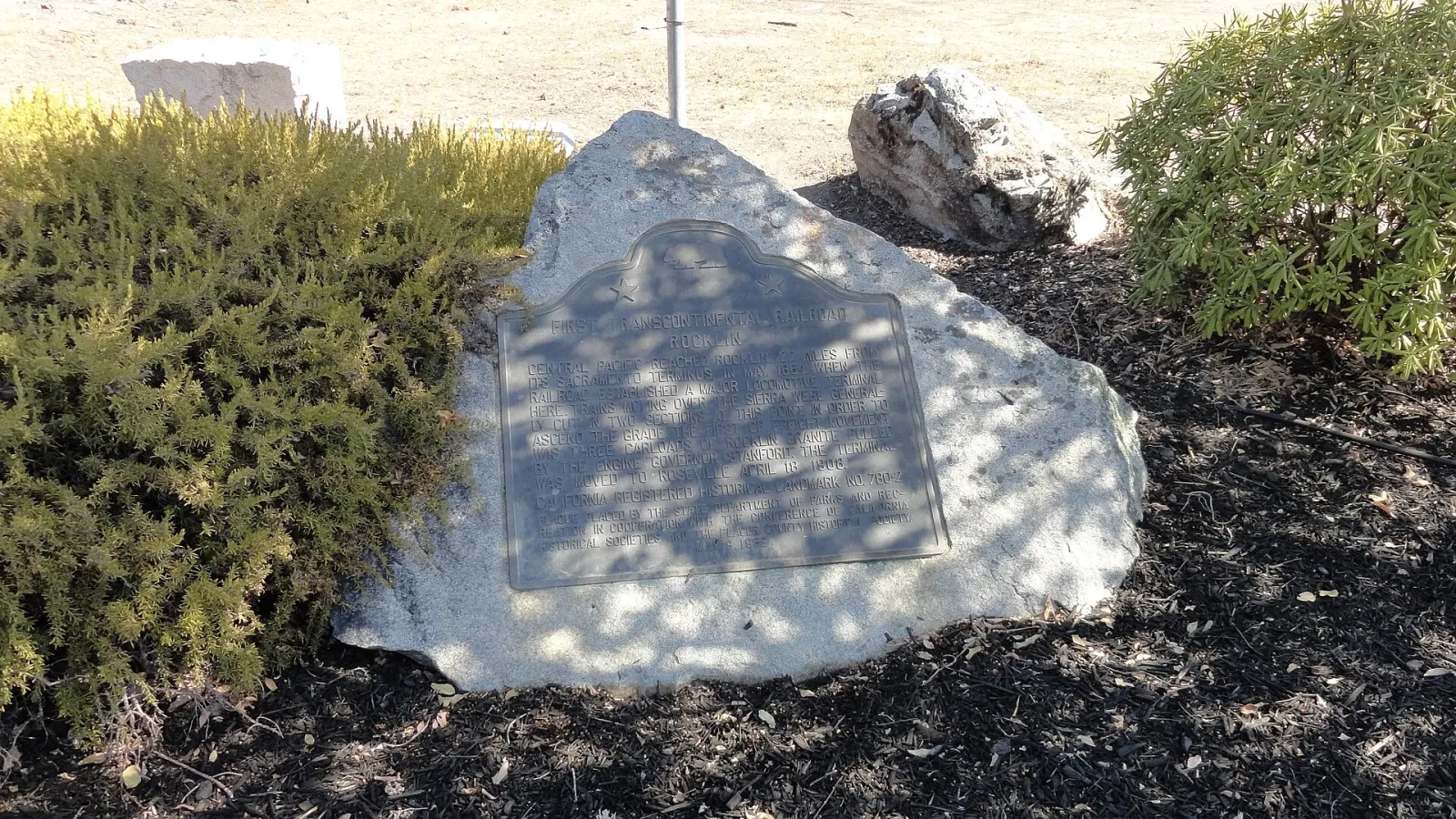 First Transcontinental Railroad Rocklin (California Historical Landmark), Rocklin, California, United States
