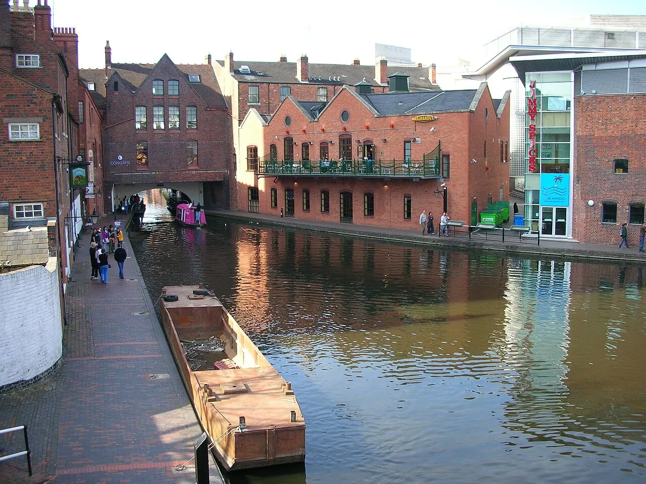 Gas Street Basin, Birmingham, England, United Kingdom