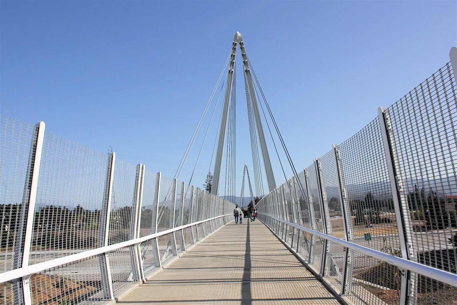 Mary Avenue Bicycle Footbridge, Cupertino, California, United States