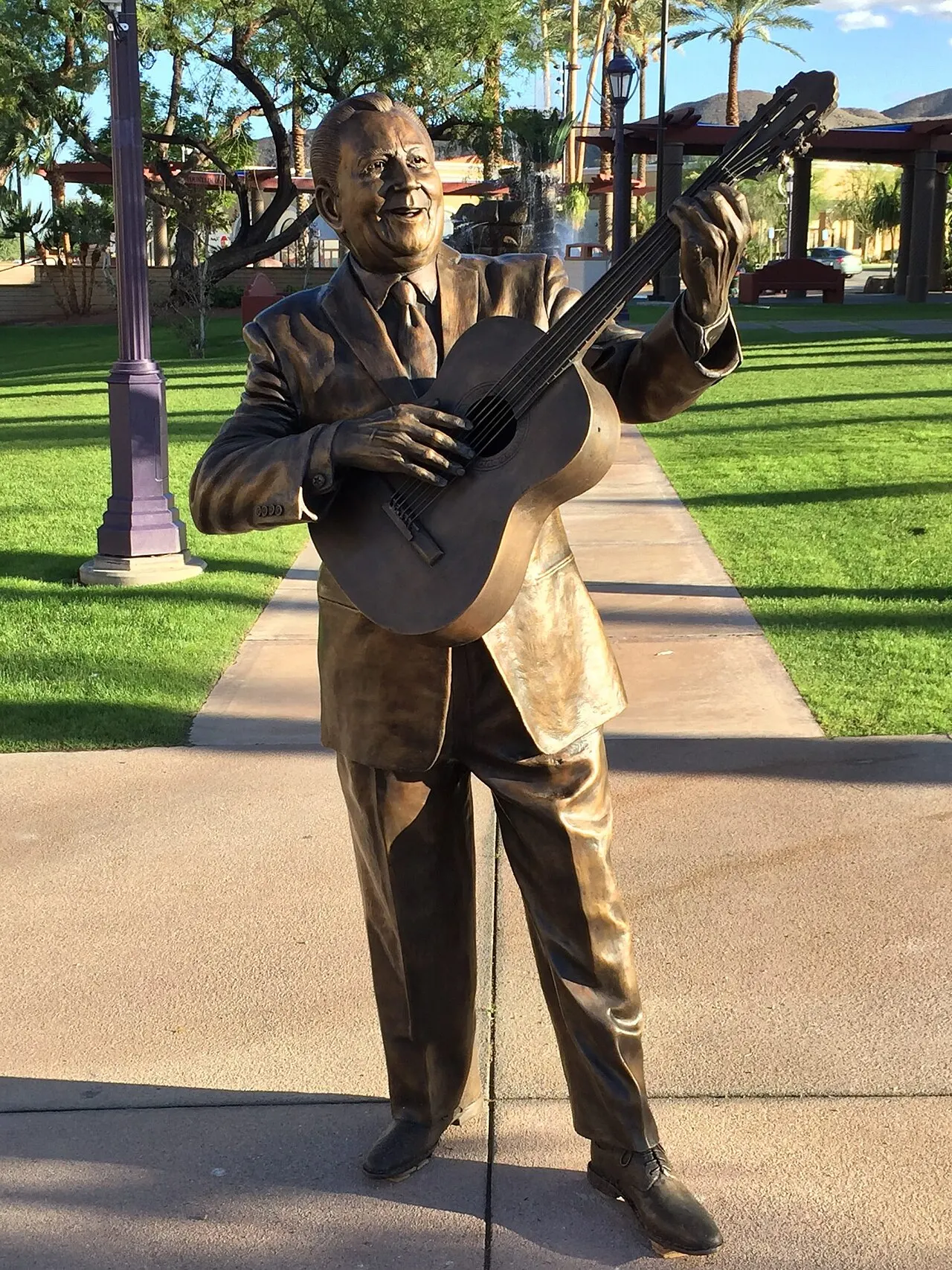 Lalo Guerrero Statue, Cathedral City, California, United States