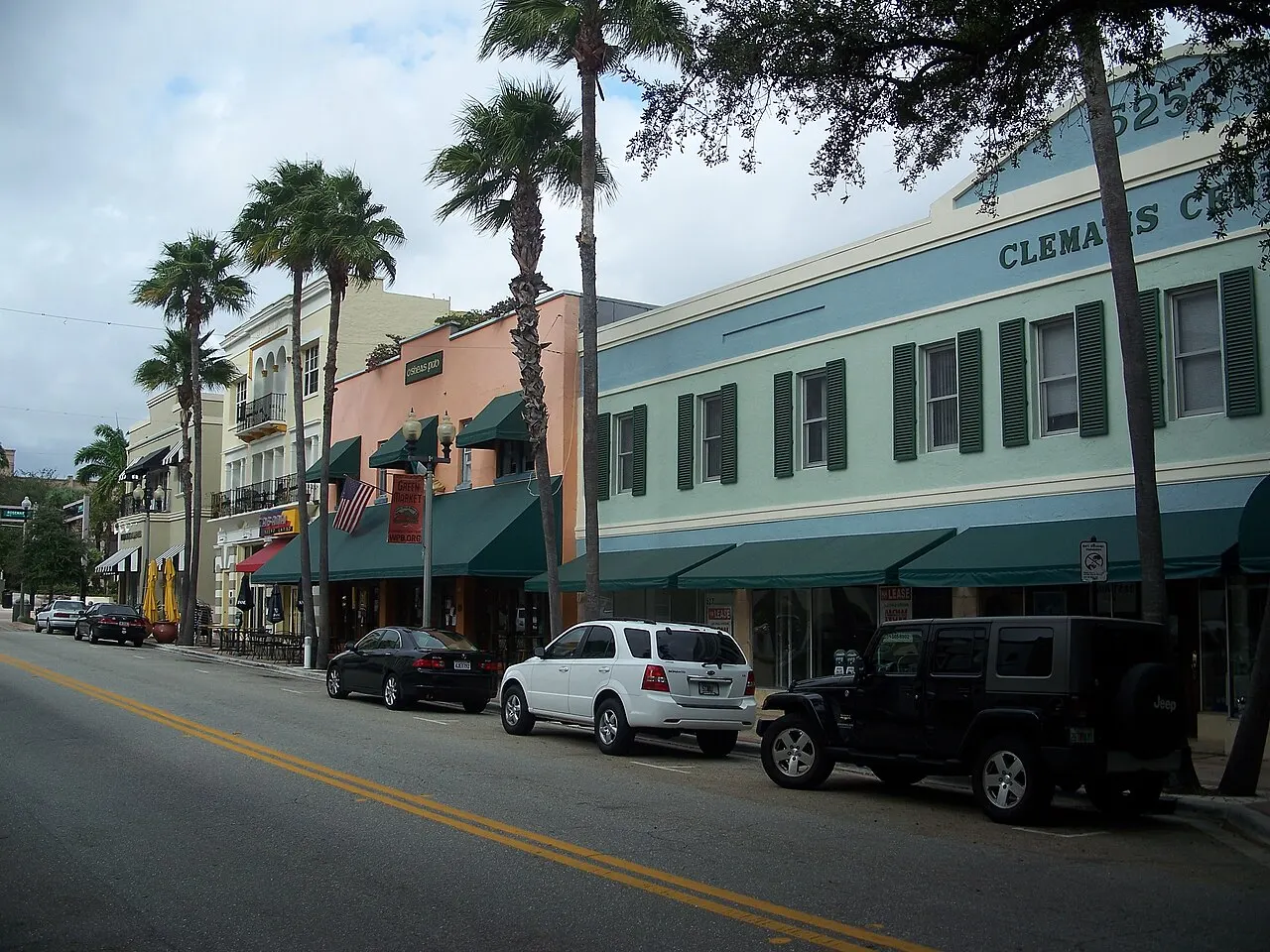 Clematis Street, West Palm Beach, Florida, United States