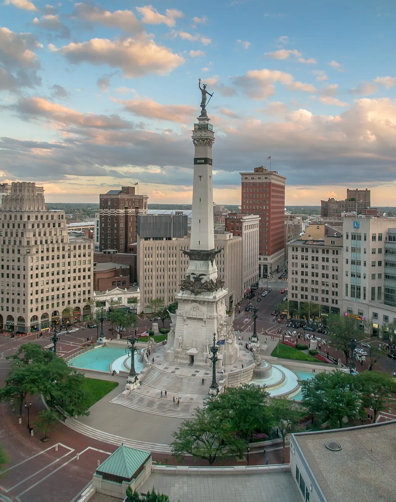 Monument Circle, Indianapolis, Indiana, United States