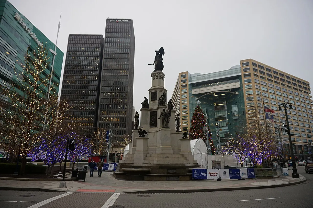 Campus Martius Park, Detroit, Michigan, United States