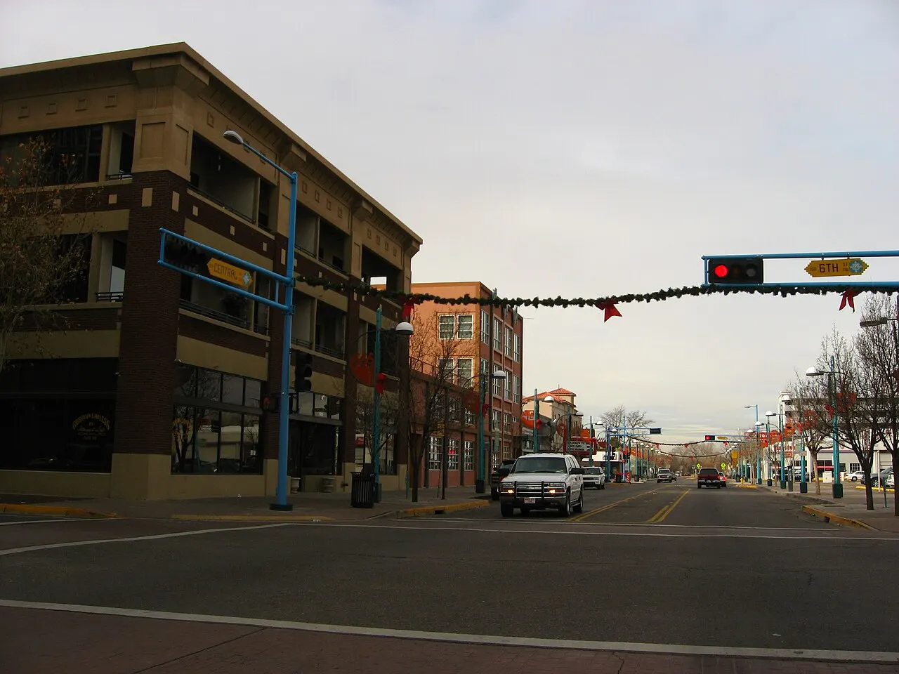 Route 66 on Central Avenue, Albuquerque, New Mexico, United States