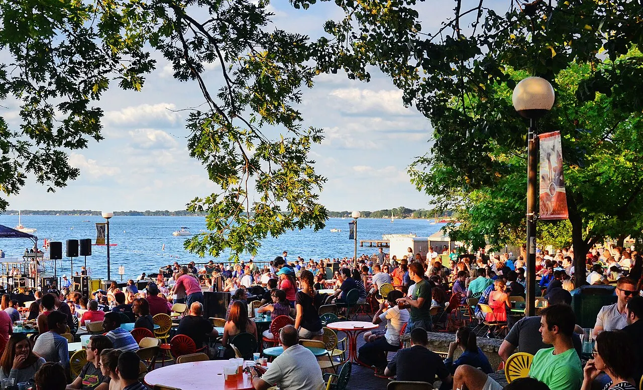 Memorial Union Terrace, Madison, Wisconsin, United States