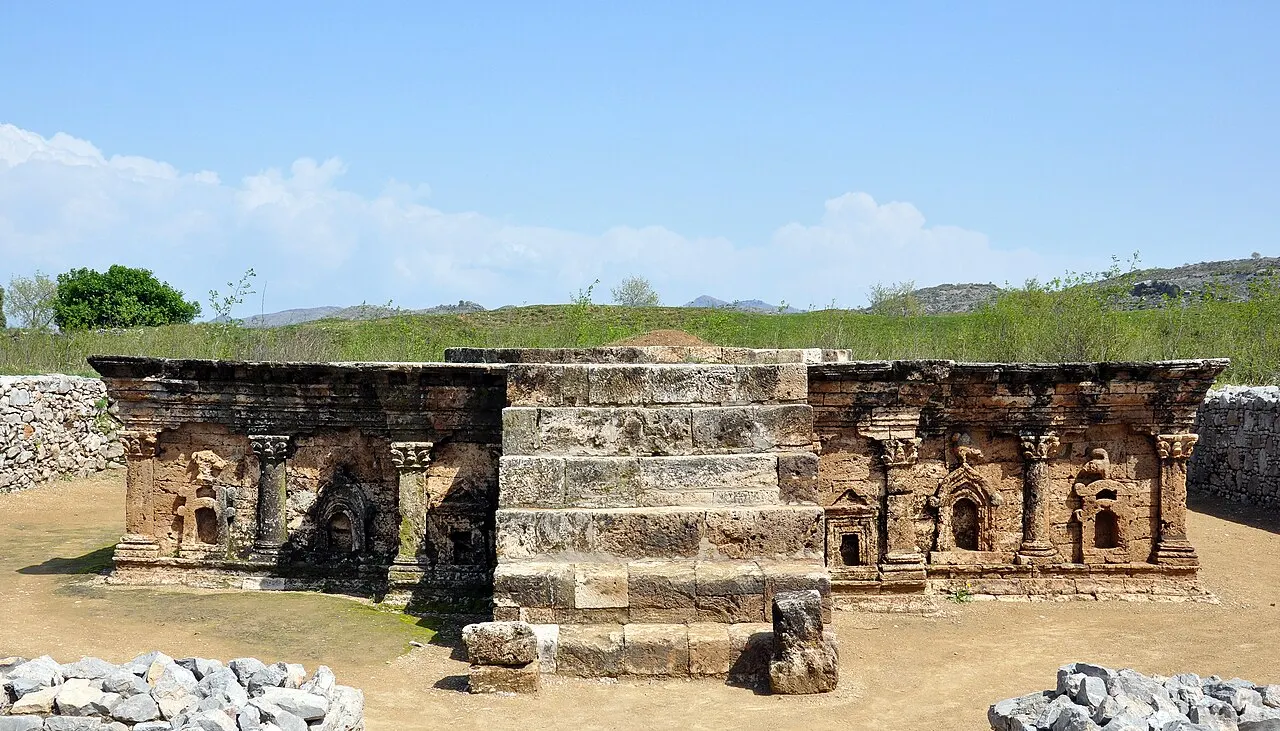 Double-Headed Eagle Stupa, Taxila, Punjab, Pakistan