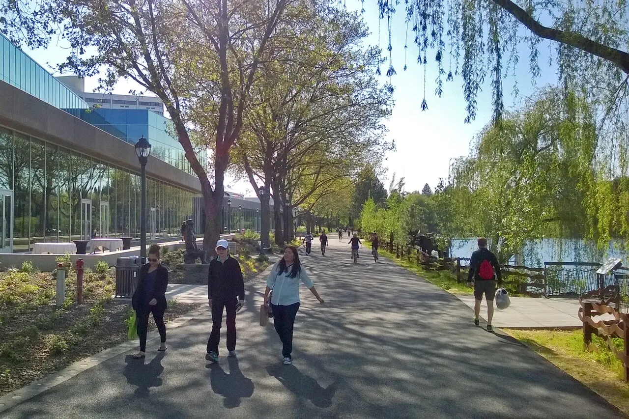 Spokane River Centennial Trail, Spokane, Washington, United States