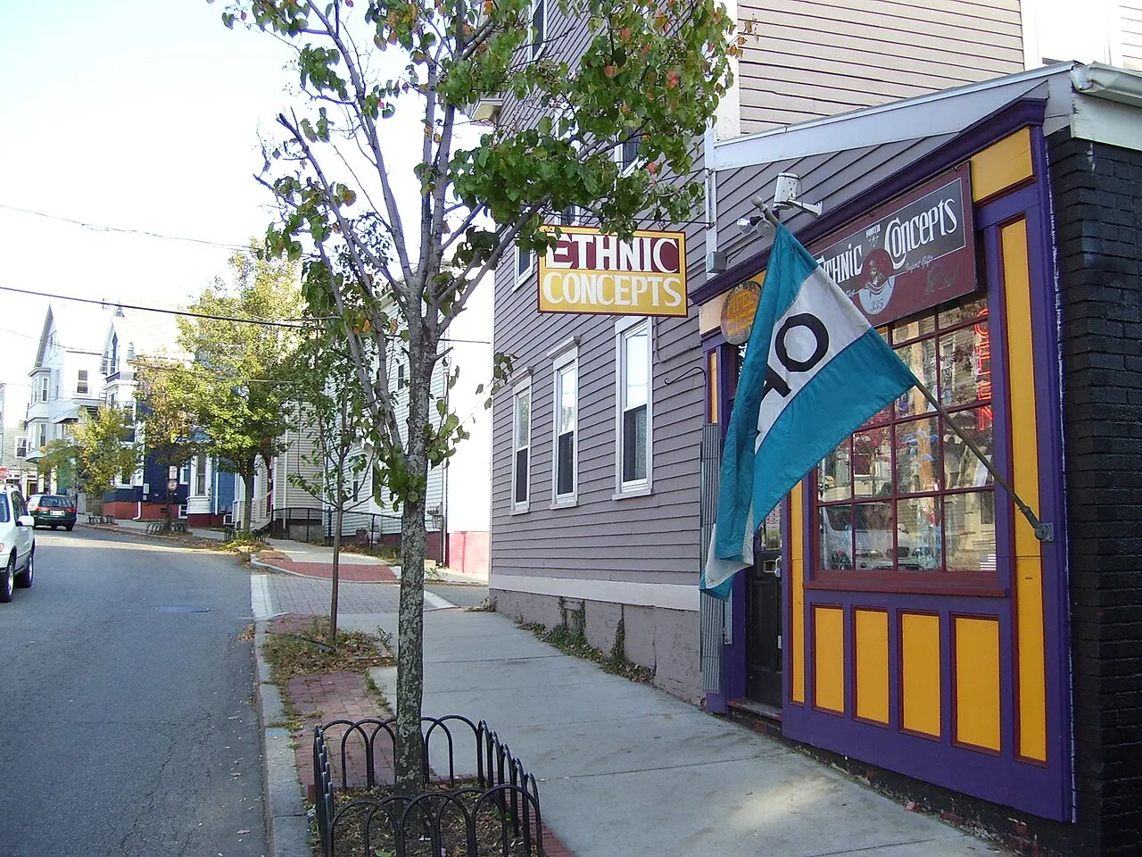 Fox Point and Wickenden Street, Providence, Rhode Island, United States