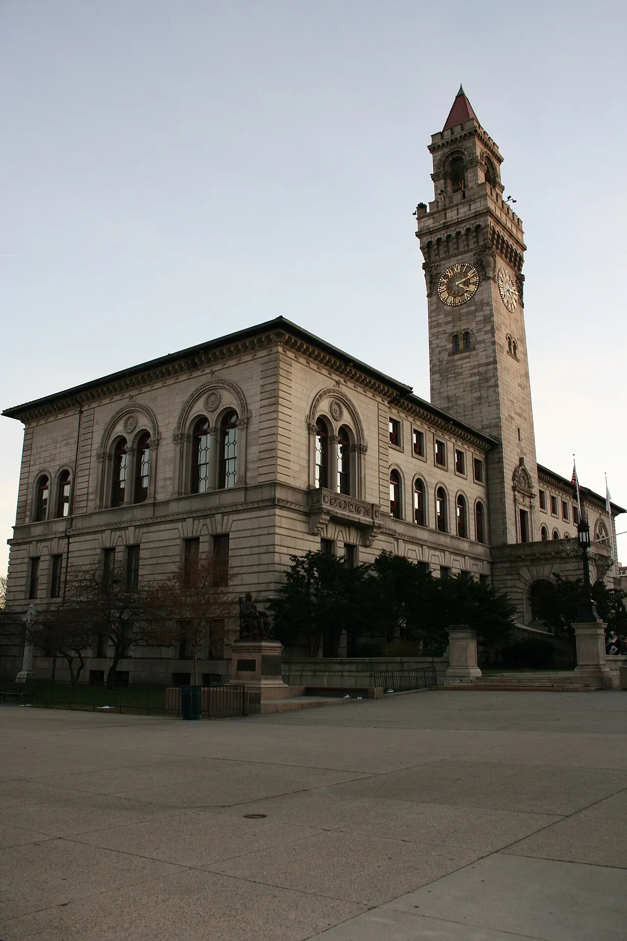 Worcester City Hall and Common, Worcester, Massachusetts, United States