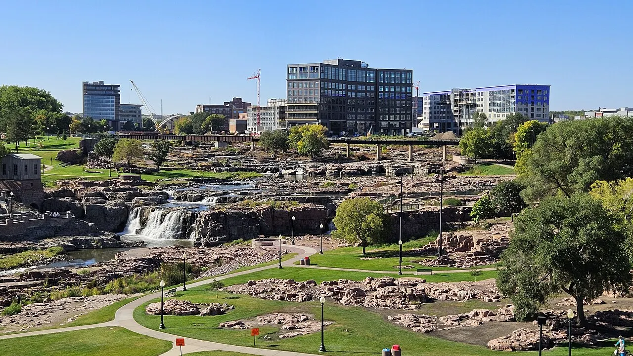 Falls Park, Sioux Falls, South Dakota, United States