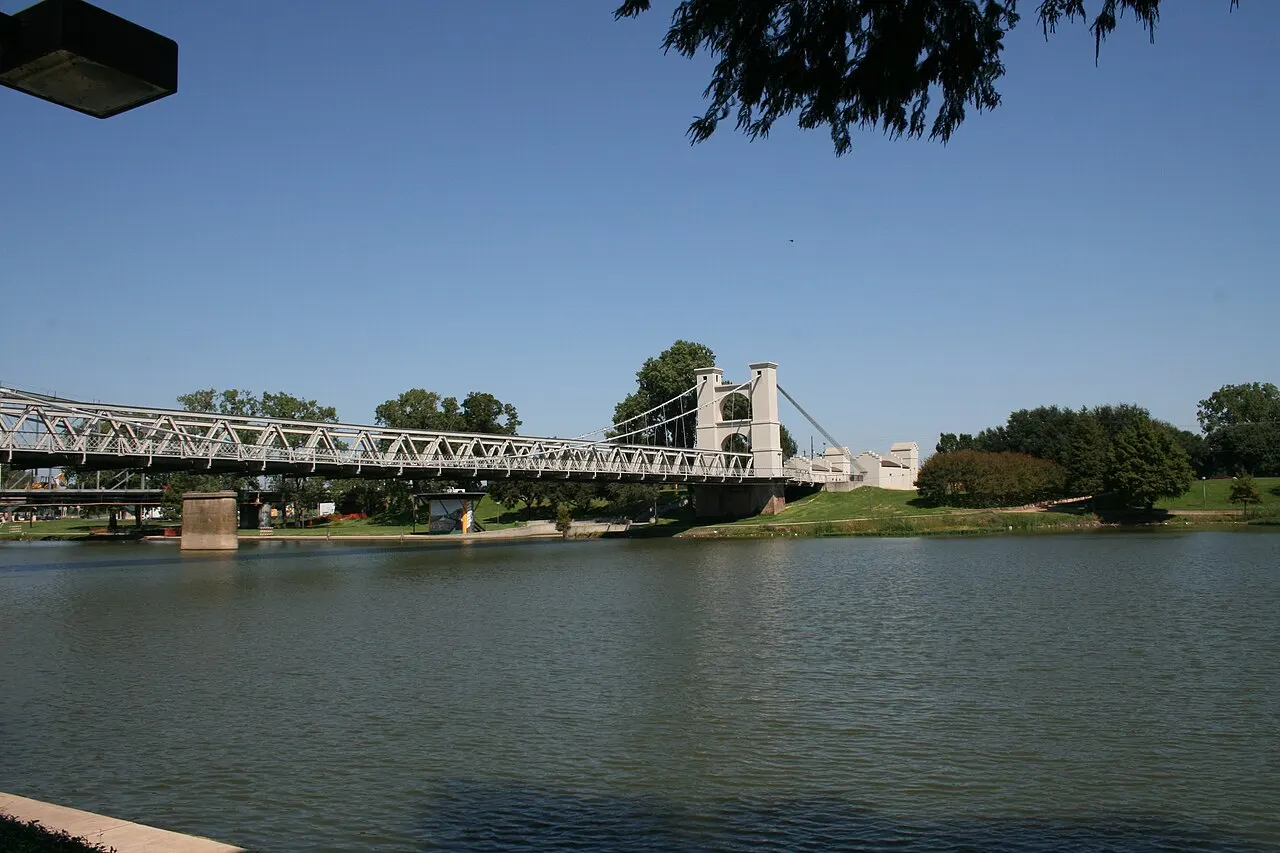 Waco Suspension Bridge, Waco, Texas, United States