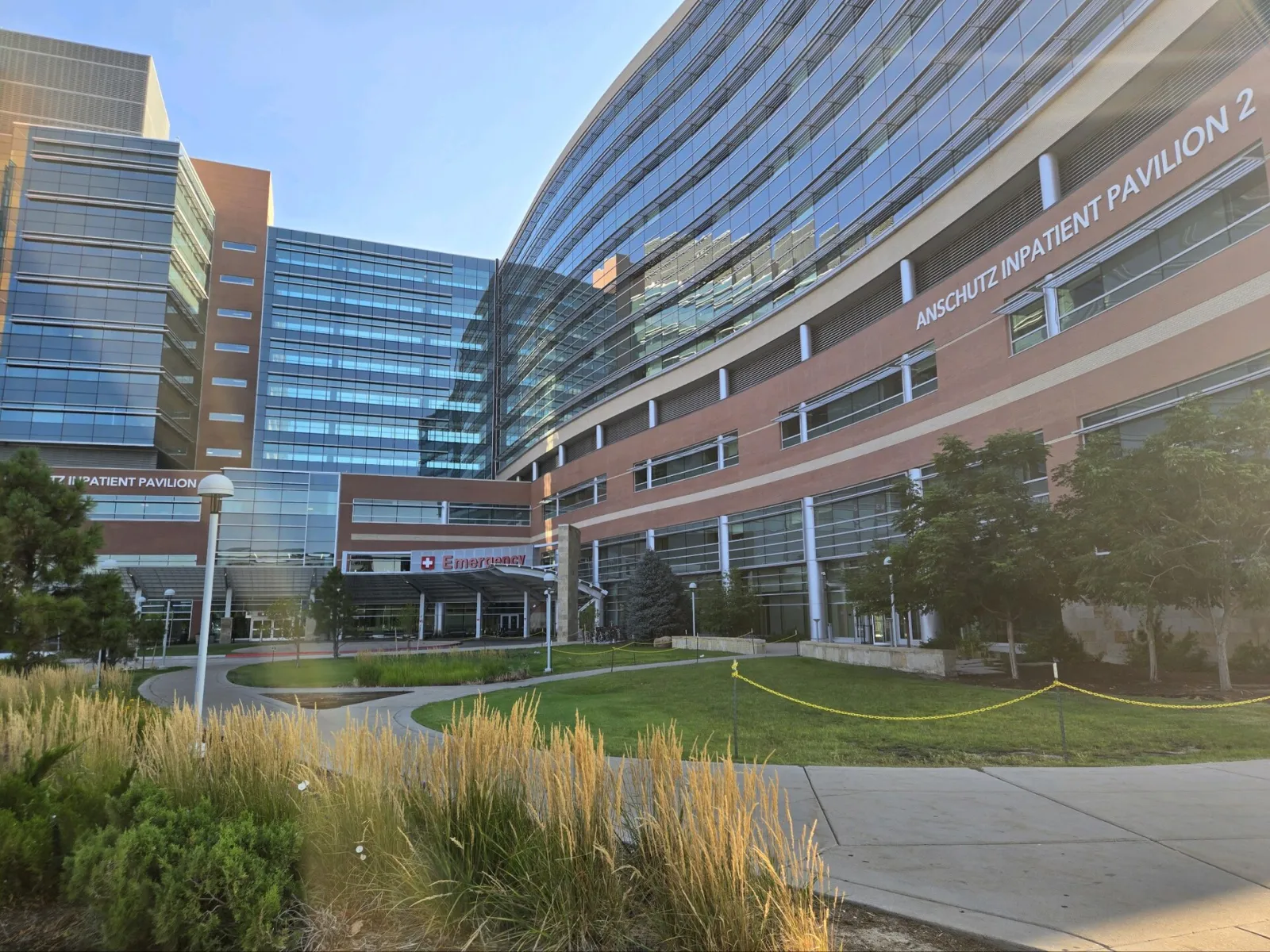 Back view of UCHealth, Aurora, Colorado, United States