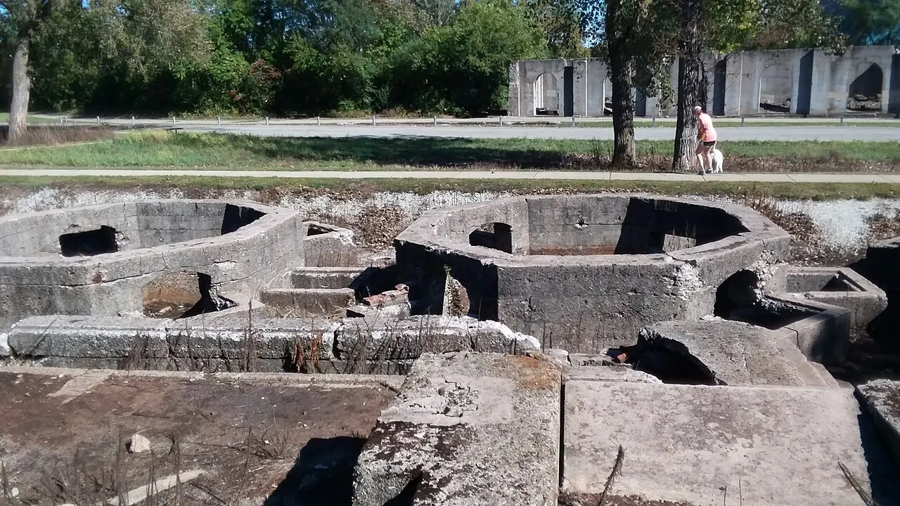 Joliet Iron Works Historic Site, Joliet, Illinois, United States