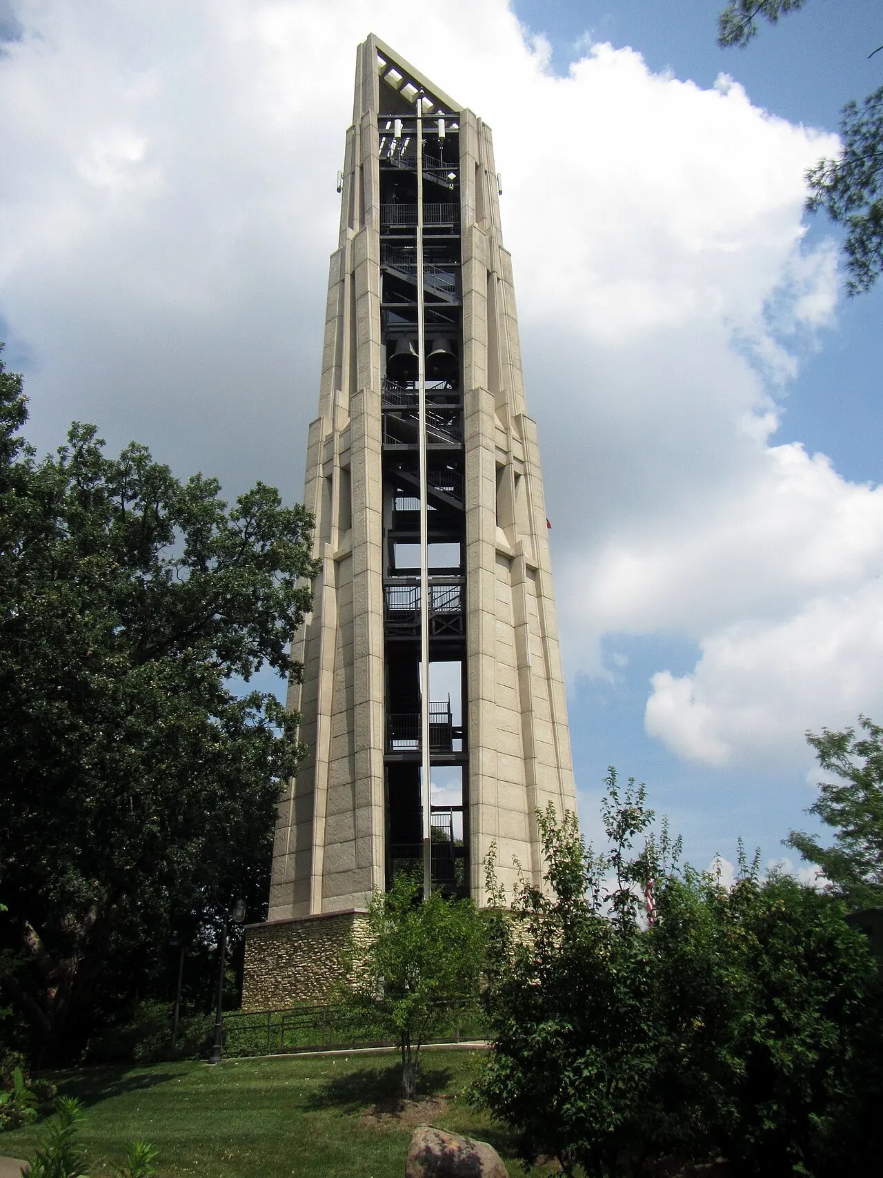 Moser Tower and Millennium Carillon, Naperville, Illinois, United States