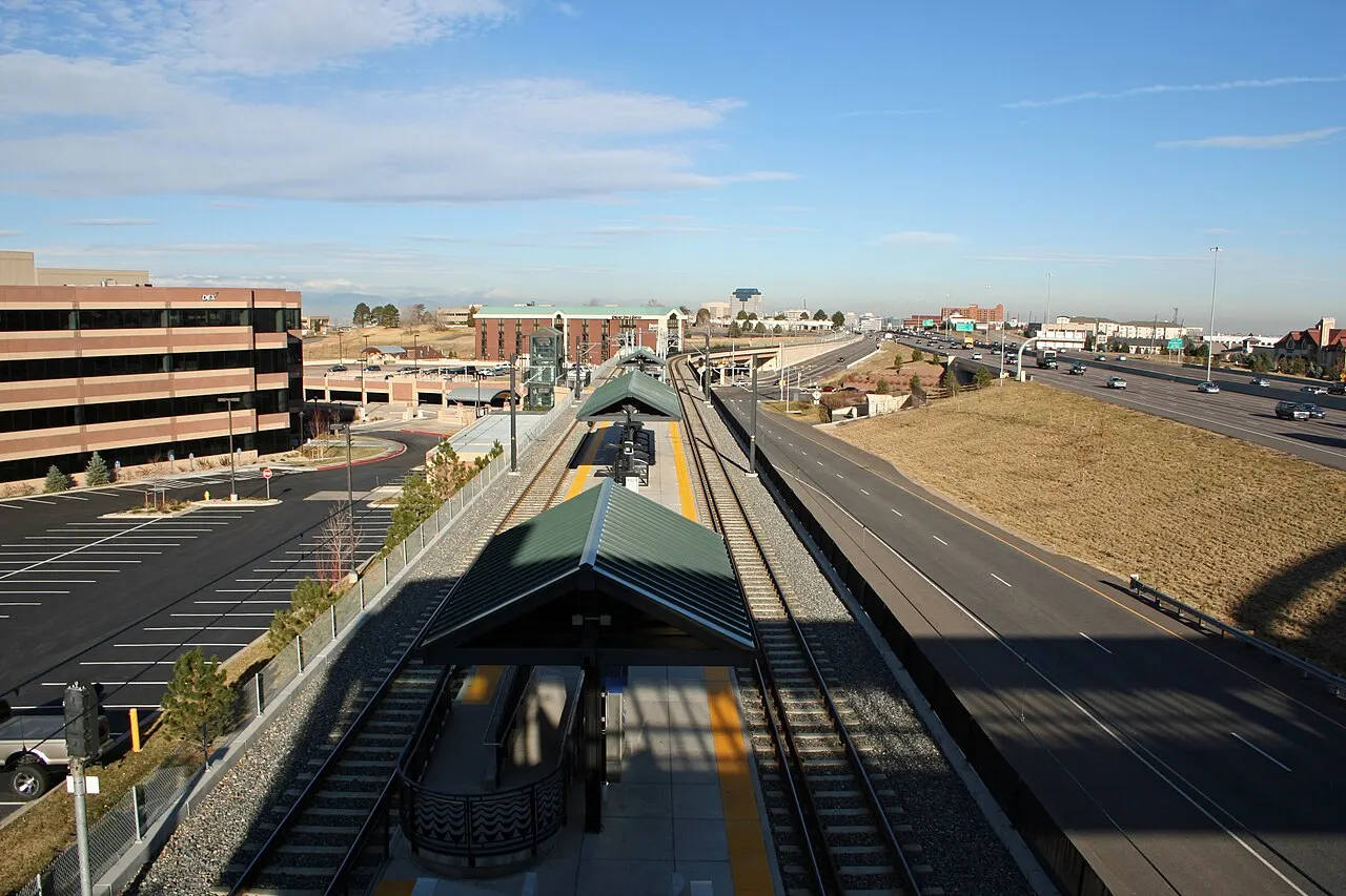 Dry Creek Light Rail Station, Centennial, Colorado, United States